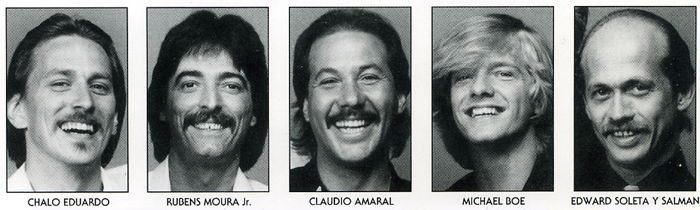 Viva Brasil 1983: Eduardo, Moura Jr., Amaral, Boe, Soleta Y Salman